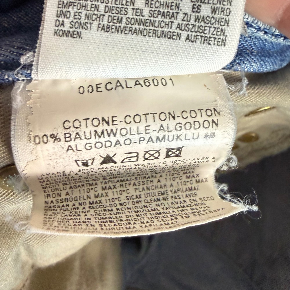 Diesel Ronhar Womens Jeans 29x32 Blue Low Rise Bootcut Distressed Wash 008AT - Picture 14 of 14